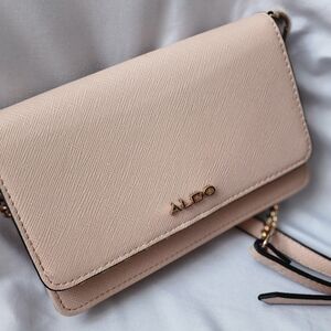 Aldo Elegant Blush Pink Crossbody Bag